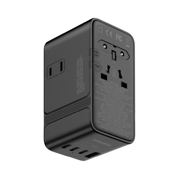 Momax UA28 1-World² 205W 7-Port Dual AC Travel Adapter